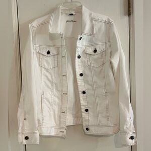 Eddie Bauer White Women’s Denim Jacket - XL